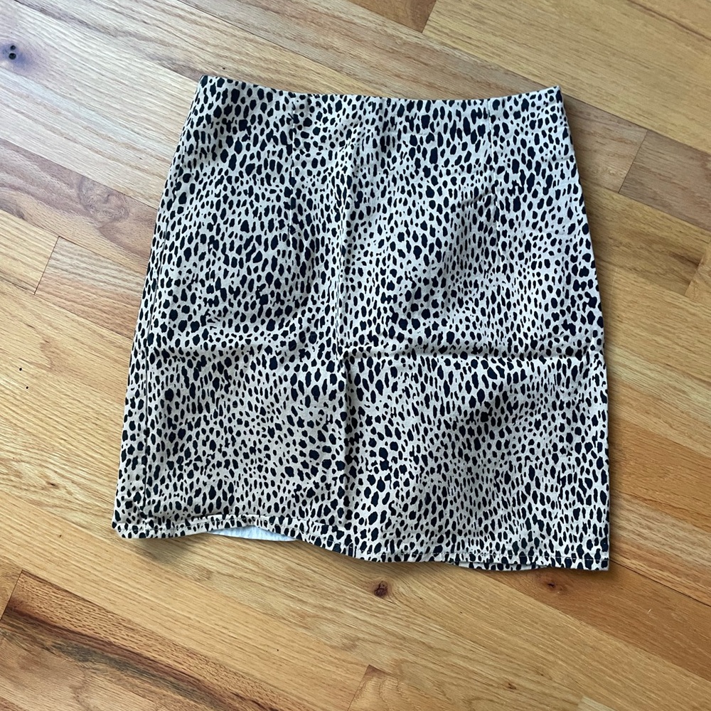Leopard Print Women's Skirt